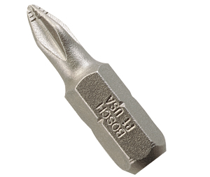 Bosch SQ1102 R1 1In Square Recess Insert Bits-Shank 1/4In-Pack of 2