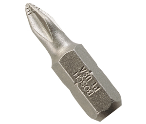 Bosch SQ3102 R2 1In Square Recess Insert Bits-Shank 1/4In-Pack of 2