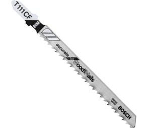 Bosch T111CF 4In 8TPI Accurate for Wood with Nails T-Shank Jig Saw Blades-Pack of 5