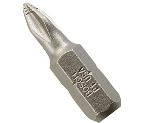 Bosch TX1015102  T10,T15 1In Torx Insert Bits-Shank 1/4In-Pack of 2