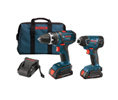 Bosch BLCLPK232-181 Driver&Impactor Kit 18V Cordless Drill Power Tool - 1 Each