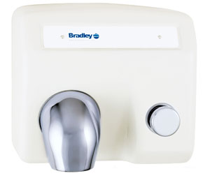 Bradley 2904-28 Aerix Hand Dryer - Cast Iron - 110-120V