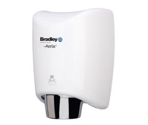 Bradley 2922-287300 Aerix+ High Speed, High-Efficiency Hand Dryer - Aluminum - White