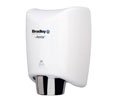 Bradley 2922-287300 Aerix+ High Speed, High-Efficiency Hand Dryer - Aluminum - White