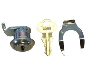 Bradley P15-465 Set of Replacements P10-723 Lock, Clip, & Key Kit