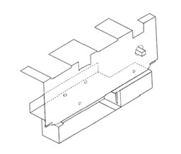 Bradley S01-520040 Free Coin Mounting Plate Assembly