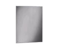 Bradley 7481-1624 16"W x 24"H Frameless Type 430 Stainless Steel Mirror - Bright Annealed Finish