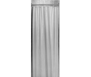 Bradley 9534-4872 Duck Shower Curtain - White