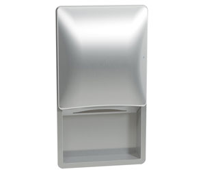 Bradley 2A00-11 Diplomat Series Folded Paper Towel Dispenser - Surface Mounted