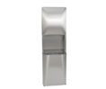 Bradley 2A95-36 Combination Roll Towel Dispenser (Owner Provided) w/Waste Receptacle 18 gal. - Recessed