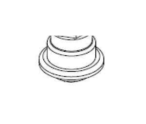 Bradley P19-224 Flange Assembly for 6334 Liquid Soap Dispenser