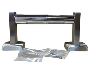 Bradley 5084 Surface Mounted Single Roll Toilet Tissue Dispenser - Satin Stainless Steel