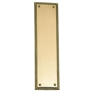 Brass Accents A06-P0240 Rope Push Plate