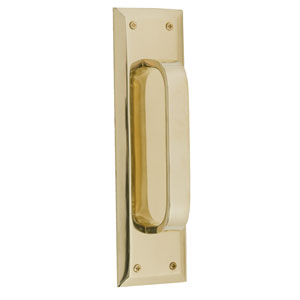 Brass Accents A07-P5401 Quaker Pull and Plate