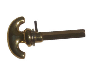 Brass Accents D09-C0300 Turn Knob Rose Assembly