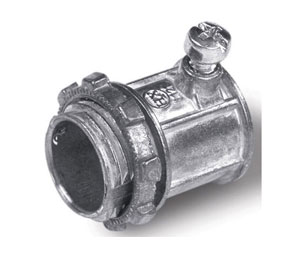 Brooks 1210 1/2" EMT Set Screw Connector - Pkg of 50 Only