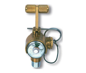 Brooks 12467A Extinguisher Valves - Nitrogen Valve w/ Gauge