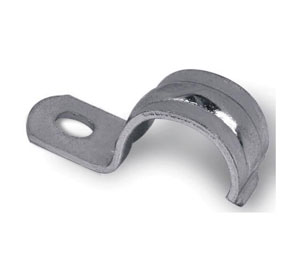Brooks 1505 1/2" EMT and 3/8" Pipe Single Hole Strap - Pkg of 100 Only