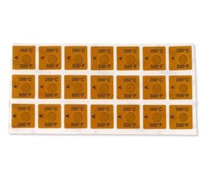 Brooks BL500 500°F Temperature Labels