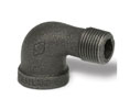 Brooks BP49 Black Pipe Fittings - 90° Street Elbow, 3/8"