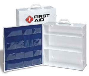 Brooks FA14014 Metal First Aid Cabinet - 4-Shelf (Empty)