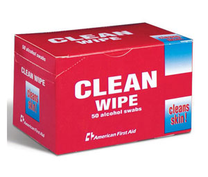 Brooks  FA50424 Antiseptic - Alcohol Wipes, Pkg/50