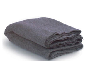 Brooks FBR2 Wool Fire Blanket - Dark Gray