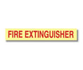 Brooks G186 Glow-In-The-Dark Self-adhesive Vinyl Sign ”FIRE EXTINGUISHER” - 6" x 1"