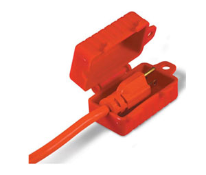 Brooks LP110 E-Safe "Lock-a-plug"  Electrical Plug Lockout - 110V