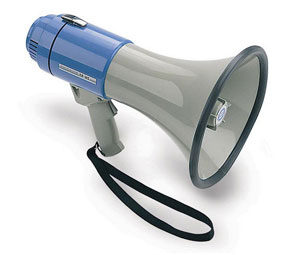 Brooks MPHONES Megaphone w/ Siren
