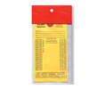 Brooks RFTC2 Heavy-Duty Red Flap Tag Cover