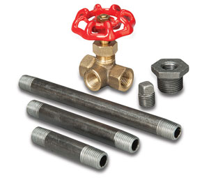 Brooks SGKM3 3-Way Sprinkler Gauge Valve Kit w/ Metal Backed Air/Water Gauge 