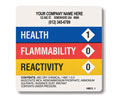 Brooks SSPHMCL1 Custom Hazardous Material Communication Label - ABC