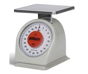 Brooks T40 Adjustable Spring Dial Scale - Heavy-Duty Tabletop, 40 lb x 2 oz