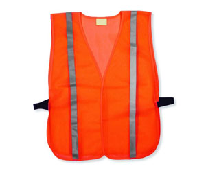 Brooks TV15 Choice™ Safety Vest - Traffic Vest w/ 1" Silver Reflective Stripes