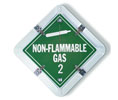 Brooks VHP1 "Non-Flammable Gas" Placard