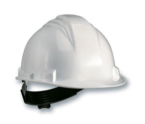 Brooks WHH3 Hard Hat - w/Ratchet, White (Type II)