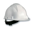 Brooks WHH2 Hard Hat - w/Ratchet, White