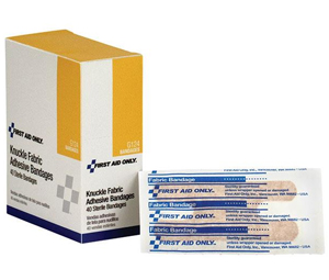 Brooks FA124 Knuckle Fabric Bandage - 1-1/2" x 3", Pkg/40