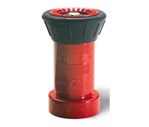 Brooks 15IPT Polycarbonate Fire Hose Nozzle - 1 1/2", NPSH