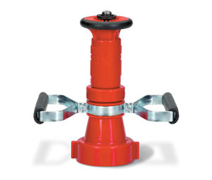 Brooks 2520NST Polycarbonate Fire Hose Nozzle - 2 1/2", NST