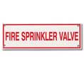 Brooks A235 Sprinkler Identification Sign ”NORMALLY OPEN” - 6" x 2"