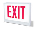 Brooks CHEX Chicago Red Exit Sign