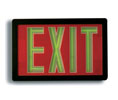 Brooks DDPSPE10B Self-luminous Exit Sign - 10 Year Sign, Black Frame