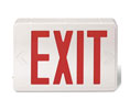 Brooks LED1 Red LED Exit Sign w/ Battery Backup