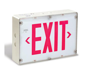 Brooks LED4X All-weather Exit Light