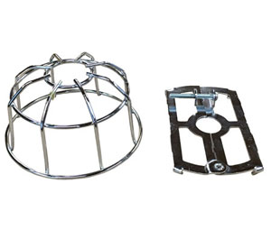 Brooks SPC685 Sprinkler Cage - 2-Piece, Chrome, 1/2"