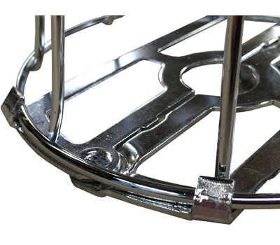 2-Piece Chrome Sprinkler Cage