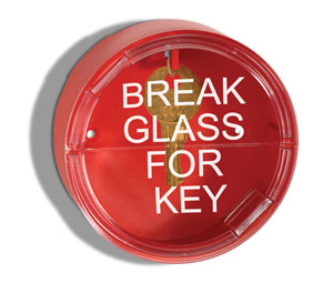 Brooks BKB Key Box - Red, 4 1/4" x 1 1/4"