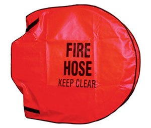 Brooks FHRC18 Vinyl Fire Hose Reel Cover - Red, 20" x 19" x 5"